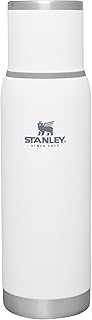 Adventure-To-Go Vacuum Bottle 1.1 qt | Wide Mouth with Leakproof Cup Lid | Keep Drinks Hot or Cold | Packable for Travel | Insulated Stainless Steel Thermos | BPA-Free | Polar