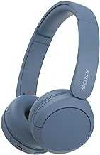 WH-CH520 Wireless Headphones Bluetooth On-Ear Headset with Microphone, Blue New