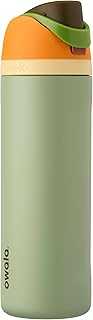 FreeSip Insulated Stainless Steel Water Bottle with Straw, BPA-Free Sports Water Bottle, Great for Travel, 24 Oz, Camo Cool