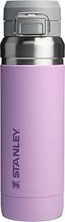 Quick Flip GO Water Bottle 36 oz | Push Button Lid | Leakproof and Packable for Travel and Sports | Insulated Stainless Steel | BPA-Free | Lilac