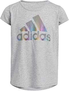 Girls' Short Sleeve Cotton Essential T-Shirt Top