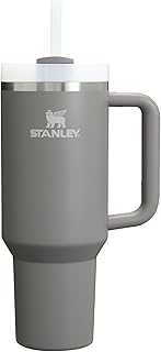 STANLEY Quencher H2.0 Tumbler with Handle and Straw 40 oz | Flowstate 3-Position Lid | Cup Holder Compatible for Travel | Insulated Stainless Steel Cup | BPA-Free | Stone