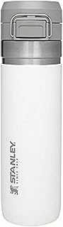 Quick Flip GO Water Bottle 24 oz | Push Button Lid | Leakproof and Packable for Travel and Sports | Insulated Stainless Steel | BPA-Free | Polar