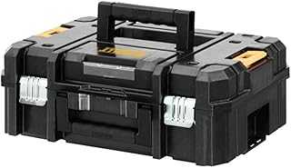 TSTAK II Tool Box, 13 Inch, Flat Top, Holds Up To 66 lbs, Flexible Platforms for Stacking (DWST17807)