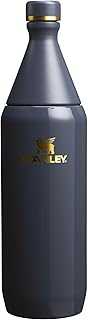All Day Slim Bottle 34 oz | Twist off Lid with Leakproof Seal | Slim Design for Travel and Gym | Insulated Stainless Steel Water Bottle | BPA-Free | Twilight Gloss