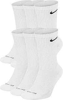 Performance Cushion Crew Socks with Bag (6 Pairs)