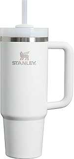 STANLEY Quencher H2.0 Tumbler with Handle and Straw 30 oz | Flowstate 3-Position Lid | Cup Holder Compatible for Travel | Insulated Stainless Steel Cup | BPA-Free | Frost