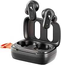 Dime 3 Wireless Earbuds, Bluetooth Headphones, Noise Isolating Fit, Up to 20 Hours Battery, Microphone for iPhone Android, Easy Carry with Integrated Lanyard - True Black