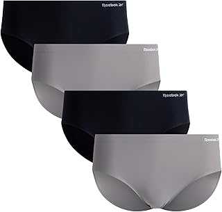 Women's Hipster Panties - 4 Pack Tag Free Stretch Performance Stay-Put Seamless Underwear for Women (Sizes: S-XL)