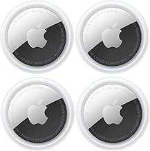 Apple AirTag Tracking Device, 4-Pack (Renewed)