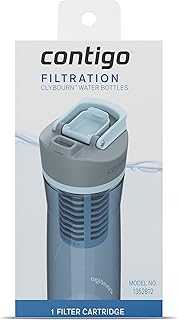 Replacement Filter for Clybourn FreeFlow Filter Water Bottle with AUTOSEAL Lid