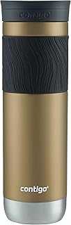 Byron Vacuum-Insulated Stainless Steel Travel Mug 24oz Chardonnay Color with Leak-Proof Lid Keeps Beverages Hot or Cold Perfect for Coffee Lovers Travelers Campers and Outdoor Activities