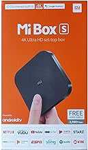 Mi Box S Android TV with Google Assistant Remote Streaming Media Player - Chromecast Built-in - 4K HDR - Wi-Fi - 8 GB - Black