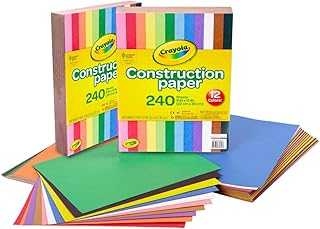 Construction Paper - 480ct (2pck), Bulk Back to School Essentials For Kids, Teacher Classroom Must Have, Art Paper, Arts & Crafts Supplies