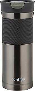 SnapSeal Byron Vacuum-Insulated Stainless Steel Travel Mug, 20 oz., Gunmetal