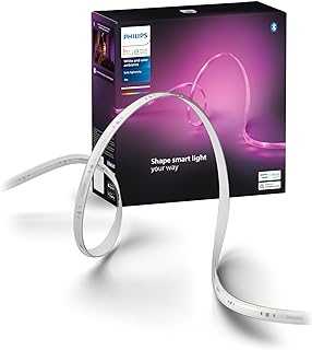 Indoor 10 Ft Smart LED Solo Lightstrip Base Kit - 1 Pack - Control with Hue App - Compatible with Alexa, Google Assistant and Apple HomeKit