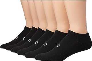 Men's Double Dry Moisture Wicking No Show Socks; 6, 8 Packs Available