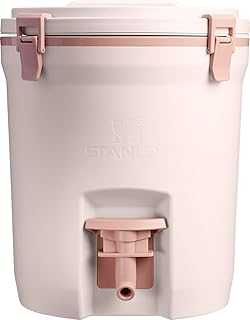 Adventure 2 Gallon Fast Flow Water Jug, Ice Water Dispenser, Insulated Beverage Cooler with Easy Pour Spigot and Latched Foam Lid