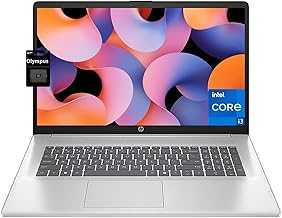 17.3" HD Computer Laptop, 8-core Processor Intel Core i3-N305, 32GB DDR4, 1TB SSD, IPS Anti-Glare Display, Type-C, HDMI, Privacy Camera, Bluetooth, Wi-Fi 6, Windows 11 Home, Silver