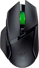 Basilisk V3 X HyperSpeed Customizable Wireless Gaming Mouse: Mechanical Switches Gen-2-5G Advanced 18K Optical Sensor - Chroma RGB 9 Programmable Controls 535 Hr Battery Classic Black