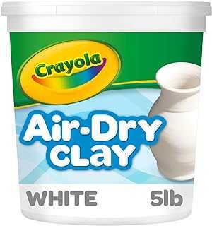 Air Dry Clay (5lbs), Natural White Modeling Clay for Kids, Sculpting Material, Bulk Craft Supplies, Teacher Classroom Must Haves for School