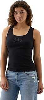 Womens Ribbed Tank Top Logo