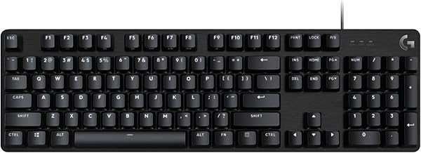 G413 SE Full-Size Mechanical Gaming Keyboard - Backlit Keyboard with Tactile Mechanical Switches, Anti-Ghosting, Compatible with Windows, macOS - Black Aluminum
