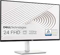 S2425HS Monitor - 23.8 Inch, FHD (1920x1080) Display, 100Hz Refresh Rate 1500:1 Contrast Ratio, TÜV Rheinland Eye Comfort 4 Star, Integrated 2x5W Speaker, Height/Tilt/Swivel/Pivot - Ash White
