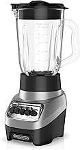 PowerCrush Multi-Function Blender with 6-Cup Glass Jar, 4 Speed Settings, Silver