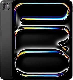 iPad Pro 13-Inch (M4): Built for Apple Intelligence, Ultra Retina XDR Display, 512GB, 12MP Front/Back Camera, LiDAR Scanner, Wi-Fi 6E, Face ID, All-Day Battery Life — Space Black