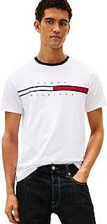 Mens Short Sleeve Signature Stripe Graphic T-Shirt