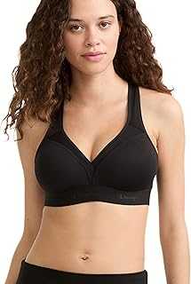 Women's V-neck Racerback, Moisture-wicking, Moderate Support Sports Bra