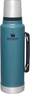 Classic Legendary Vacuum Bottle 1.5 qt, Wide Mouth with Leakproof Cup Lid, Keep Drinks Hot or Cold, Packable for Travel, Insulated Stainless Steel Thermal Bottle, BPA-Free, Hammertone Lake