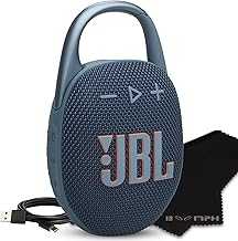 Clip 5 Portable Bluetooth Speaker, IP67 Waterproof & Dustproof, Long-Lasting Battery - Blue - Boom h's Comprehensive Ultimate Performance Cloth Solution for Your On-The-Go Sound Experience