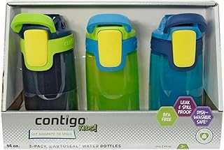 Kids Autoseal Gizmo Water Bottles 14oz 3 Pack