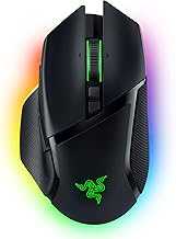 Basilisk V3 Pro Wireless Gaming Mouse: HyperScroll Tilt Wheel - 30K DPI Optical Sensor - Gen-3 Optical Switches - 13-Zone Chroma RGB - 13 Programmable Controls - 3 Connection Modes - Black