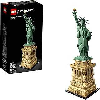 Architecture Statue of Liberty 21042 Model Building Set - Collectible New York City Souvenir, Creative Home Décor or Office Centerpiece, Great Gift Idea for Adults and Teens