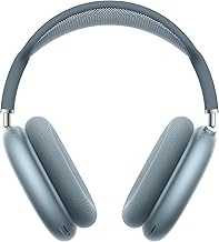 AirPods Max Wireless Over-Ear Headphones, Pro-Level Active Noise Cancellation, Transparency Mode, Personalized Spatial Audio, USB-C Charging, Bluetooth Headphones for iPhone - Blue