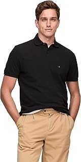 Mens Short Sleeve Polo Shirts in Classic Fit with Stretch and Organic Pique Cotton