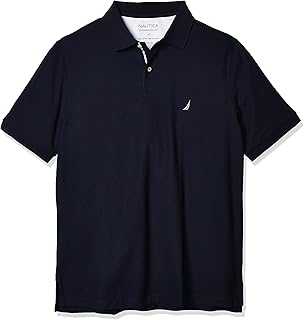 Men's Big and Tall Classic Fit Short Sleeve Solid Performance Deck Polo Shirt