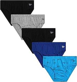 Mens Low Rise Briefs - 5 Pack Soft Cotton Mens Underwear Briefs with Supportive Contour Pouch for Everyday Wear