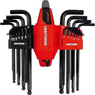 Universal L-to-T Allen Wrench Hex Key Set, 20 Piece (CMHT26028)