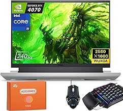G16 7630 Gaming Laptop, 16" QHD+(2560x1600) 240Hz, Intel 24 Core i9 13900HX, GeForce RTX 4070, 64 GB DDR5, 2 TB SSD, Wi-Fi 6, Backlit Keyboard, One-Handed Keyboard, Windows 11 Pro, Gaming Mouse