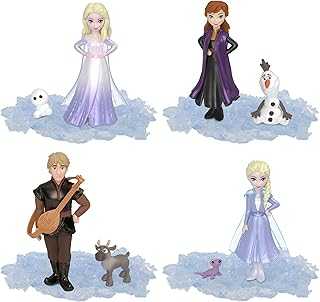 Disney Frozen Toys, Ice Reveal Small Doll Set with 1 Doll, Squishy Ice Gel & 6 Surprises Including Friend Figure & Play Pieces (Dolls May Vary)