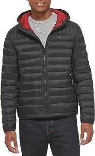 Men's Water Resistant Ultra Loft Filled Hooded Puffer Jacket