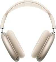 AirPods Max Wireless Over-Ear Headphones, Pro-Level Active Noise Cancellation, Transparency Mode, Personalized Spatial Audio, USB-C Charging, Bluetooth Headphones for iPhone - Starlight