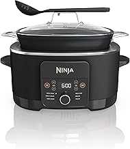 12-in-1 PossibleCooker™ PLUS | 8.5-qt - Sous Vide & Proof Multi-Cooker | Slow Cooker, Dutch Oven & More | Glass Lid & Integrated Spoon | Nonstick | Oven Safe Pot to 500°F | Black | MC1010