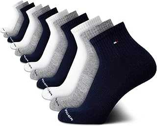 Mens Quarter Socks - 12 Pack Arch Support Cushioned Performance Stretch Athletic Ankle Socks for Men (7-12)