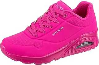 Women's Uno-Night Shades Sneaker Cooled Memory Foam, Skech-Air Midsole, Durabuck Upper