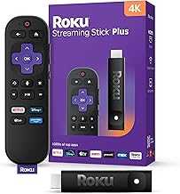Streaming Stick Plus 2025 - 4K & HDR Roku Streaming Device for TV with Voice Remote - Free & Live TV